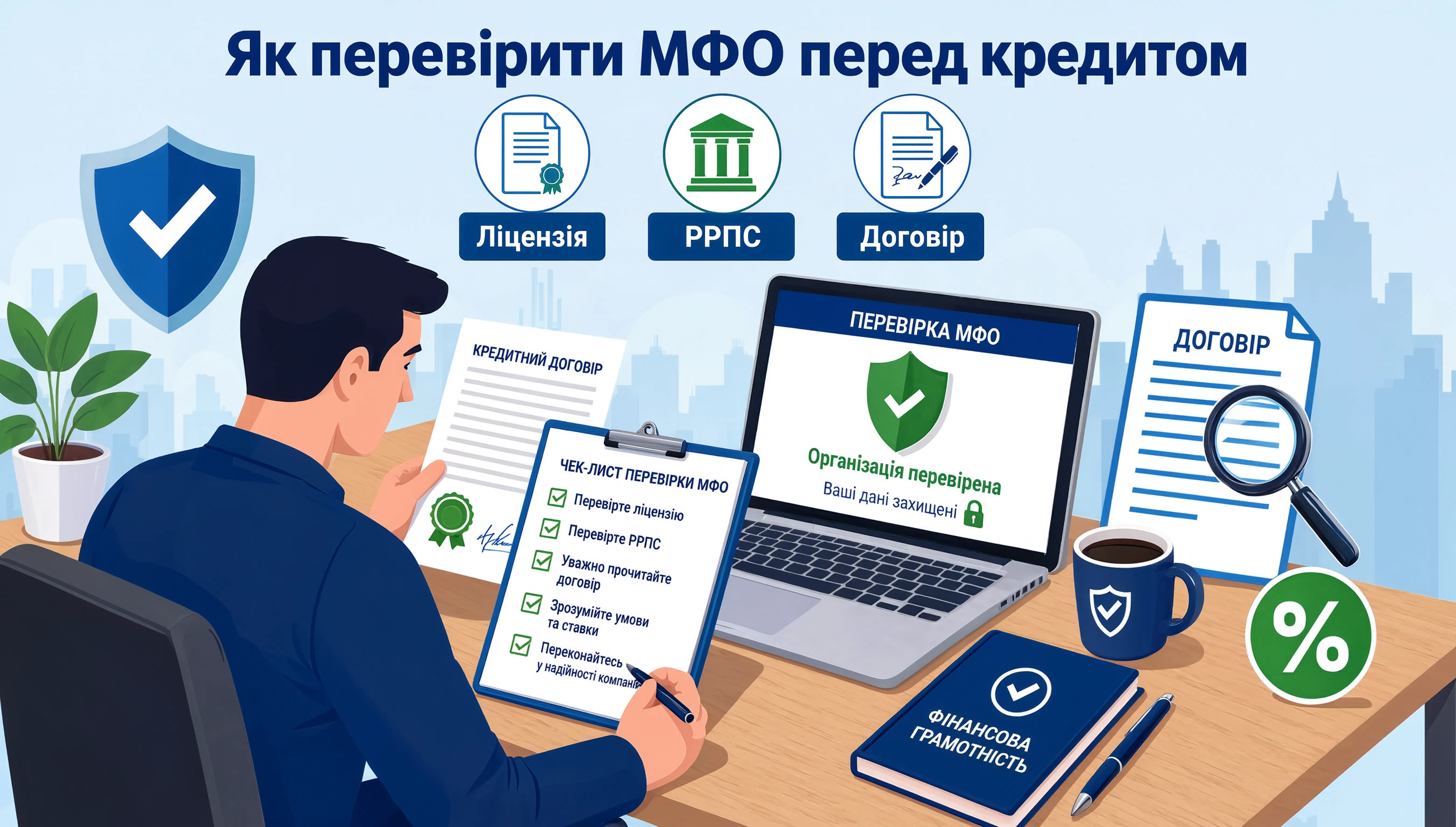 Як перевірити МФО перед оформленням кредиту: ліцензія, РРПС, договір